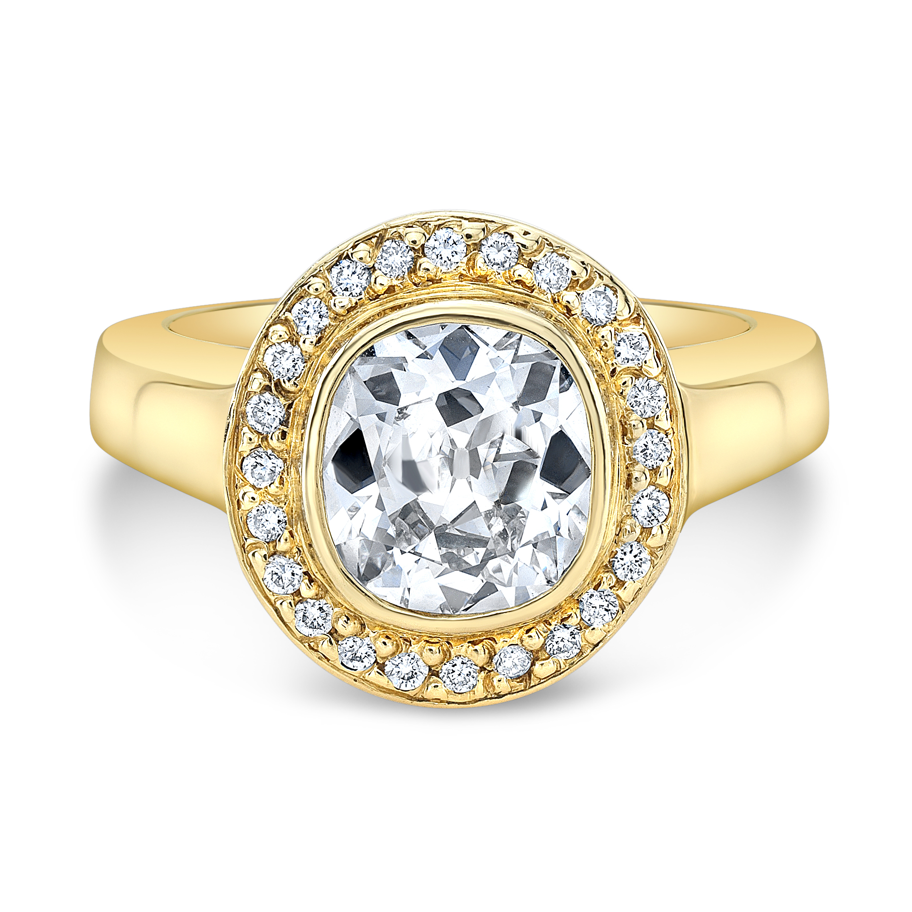 diamond encrusted ring