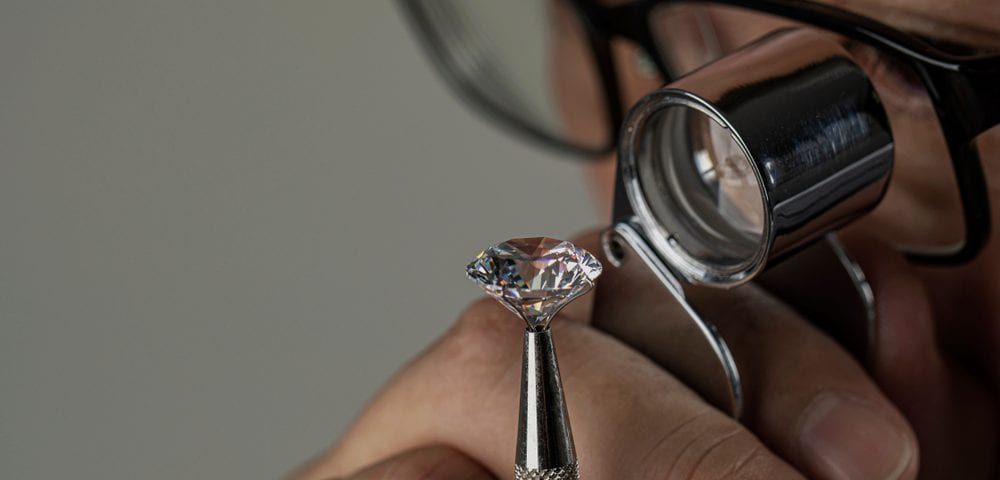 eye-clean diamond identification